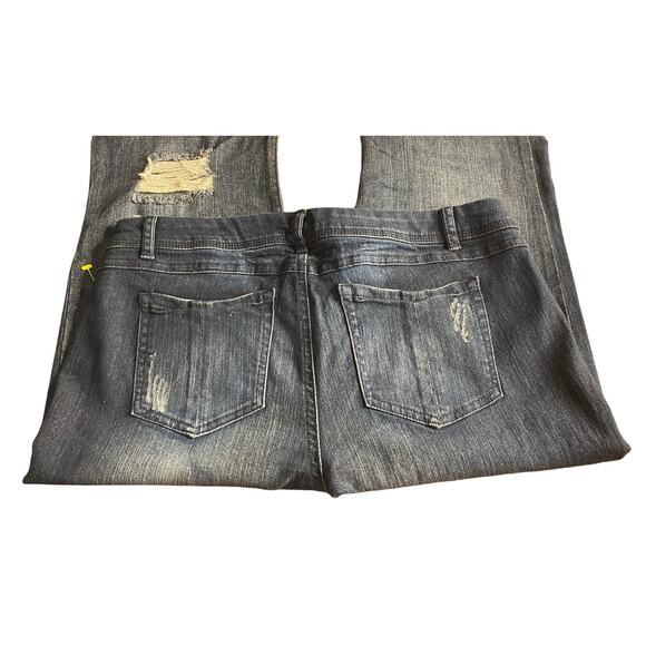 NWT VINTAGE REUNION MID RISE FLARE LEG JEANS WOMEN'S SIZE 34 - Picture 5 of 6